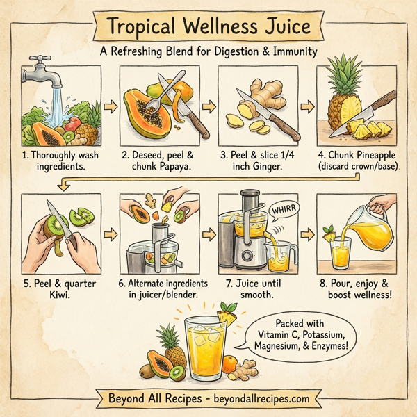 Tropical Wellness Juice instructions