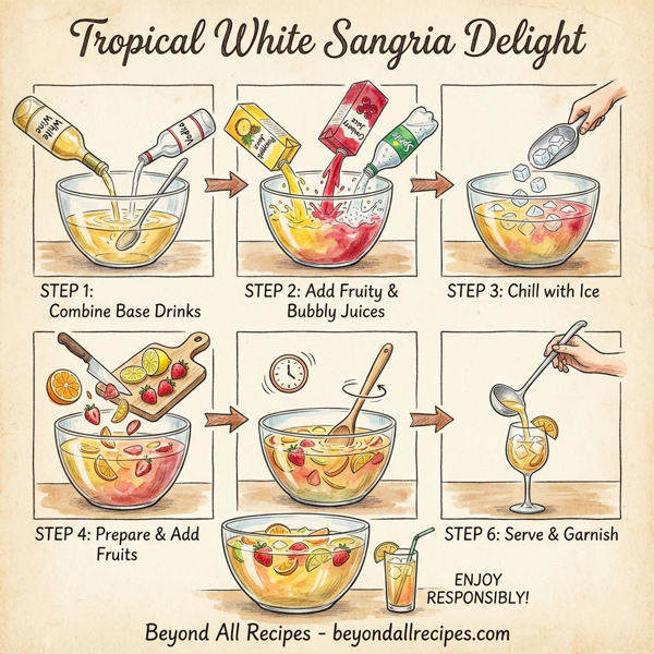Tropical White Sangria Delight instructions