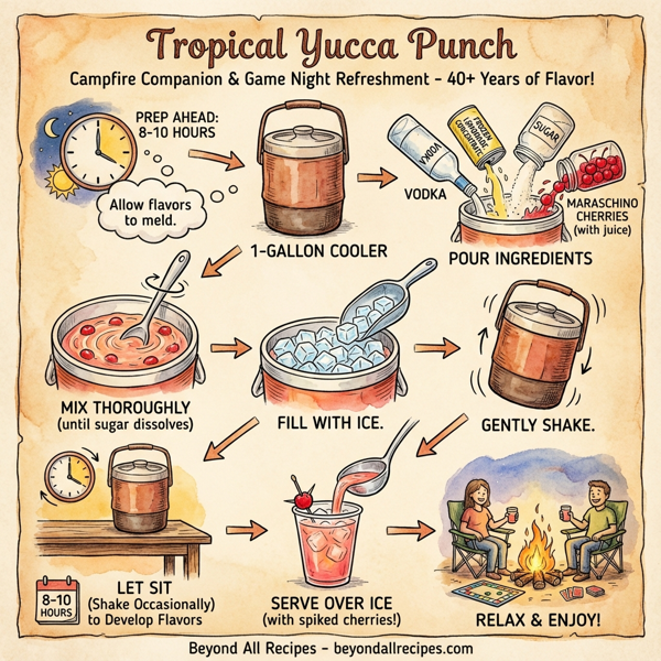 Tropical Yucca Punch instructions
