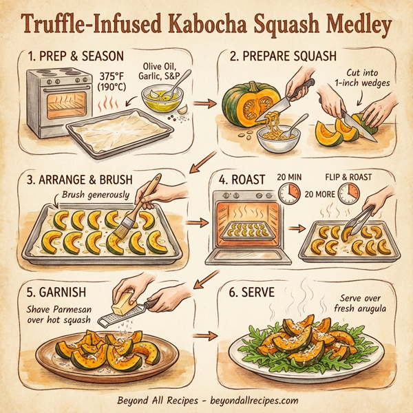 Truffle-Infused Kabocha Squash Medley instructions