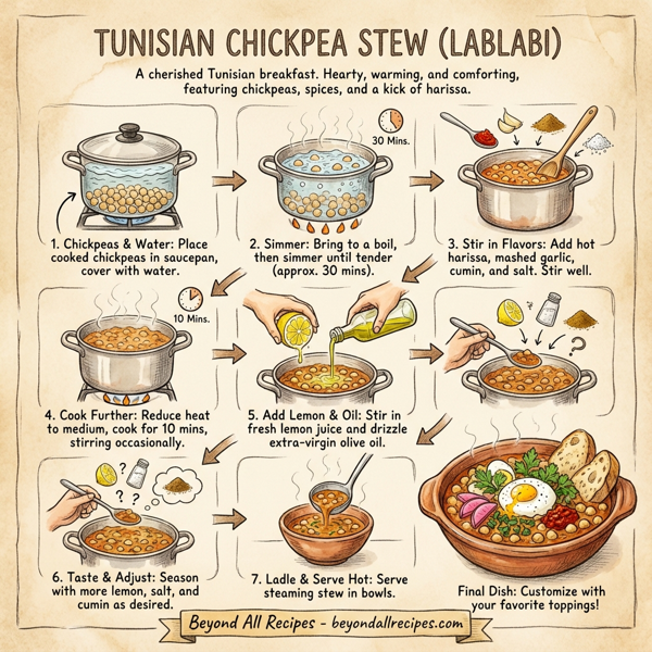 Tunisian Chickpea Stew (Lablabi) instructions