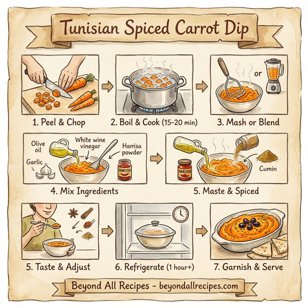 Tunisian Spiced Carrot Dip instructions