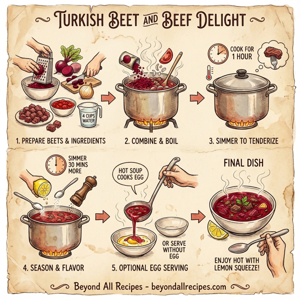 Turkish Beet and Beef Delight instructions