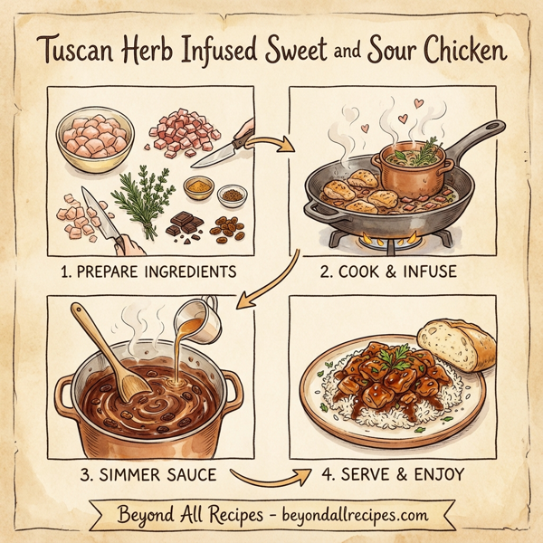 Tuscan Herb Infused Sweet and Sour Chicken instructions
