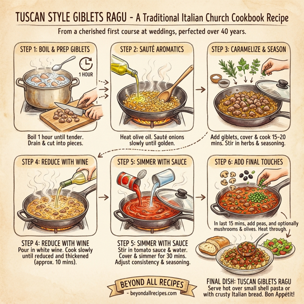 Tuscan Style Giblets Ragu instructions