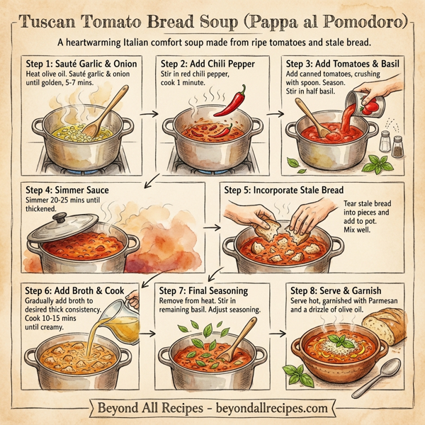 Tuscan Tomato Bread Soup (Pappa al Pomodoro) instructions