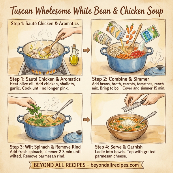Tuscan Wholesome White Bean & Chicken Soup instructions
