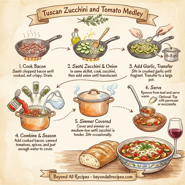 Tuscan Zucchini and Tomato Medley instructions