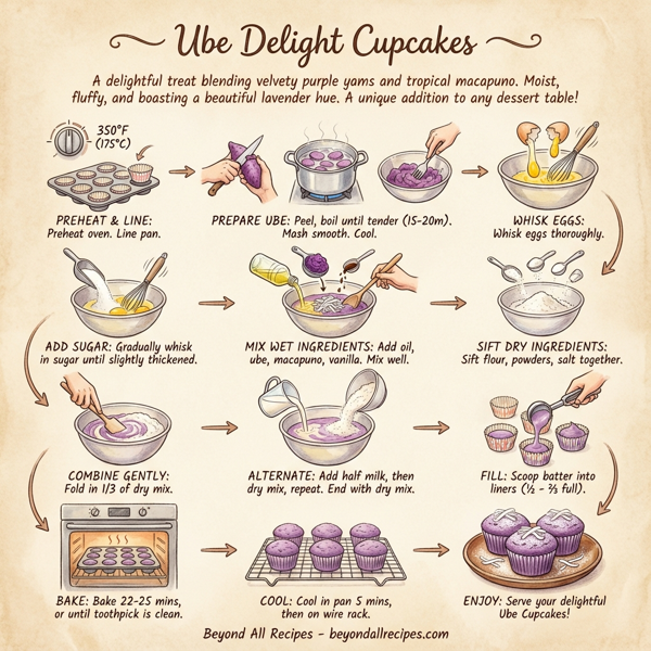 Ube Delight Cupcakes instructions