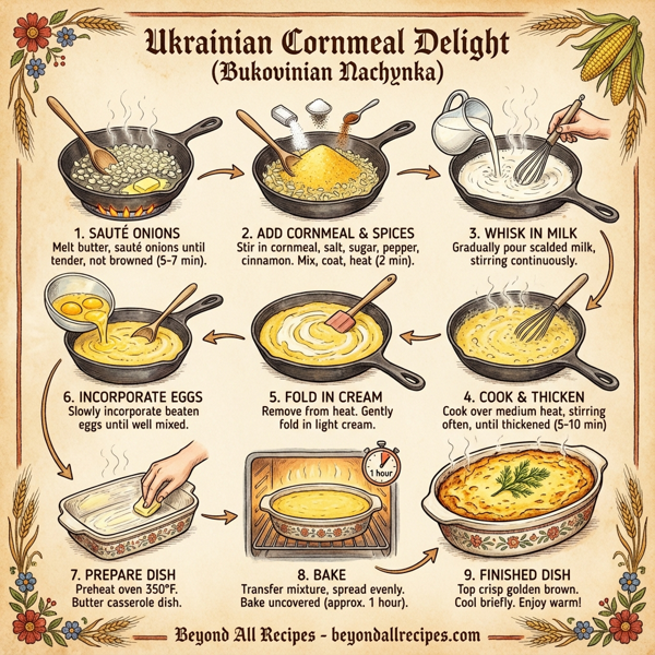 Ukrainian Cornmeal Delight (Bukovinian Nachynka) instructions