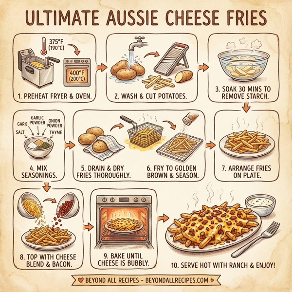 Ultimate Aussie Cheese Fries instructions
