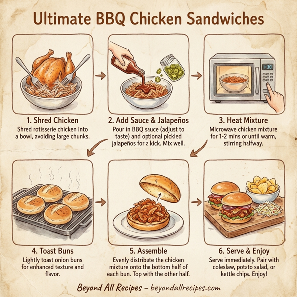 Ultimate BBQ Chicken Sandwiches instructions