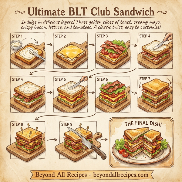 Ultimate BLT Club Sandwich instructions