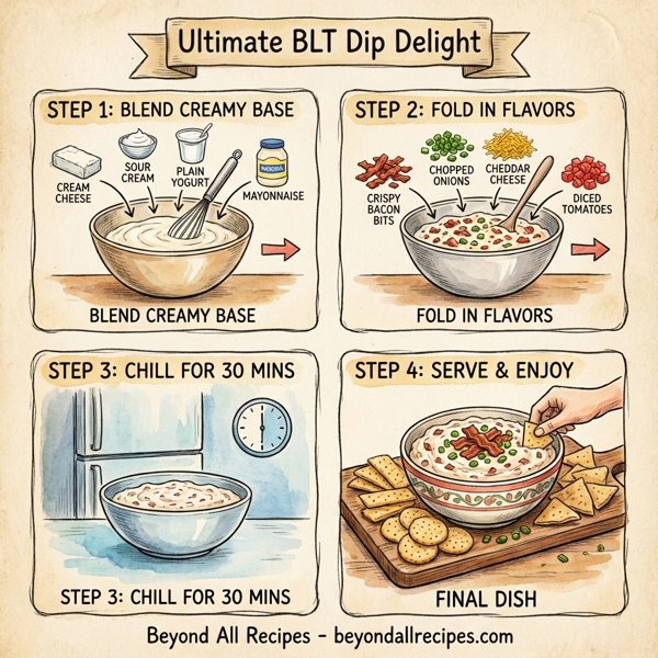 Ultimate BLT Dip Delight instructions
