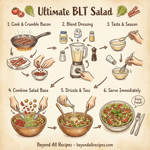Ultimate BLT Salad instructions