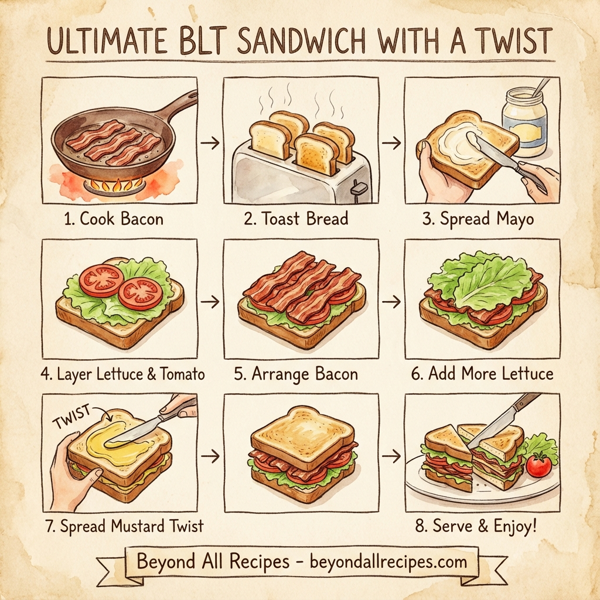 Ultimate BLT Sandwich with a Twist instructions