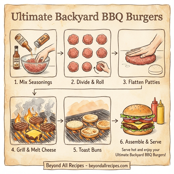 Ultimate Backyard BBQ Burgers instructions