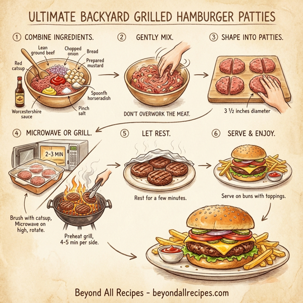 Ultimate Backyard Grilled Hamburger Patties instructions