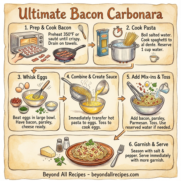 Ultimate Bacon Carbonara instructions
