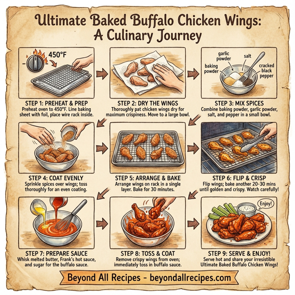 Ultimate Baked Buffalo Chicken Wings instructions