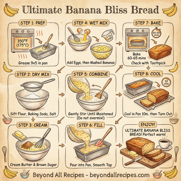 Ultimate Banana Bliss Bread instructions