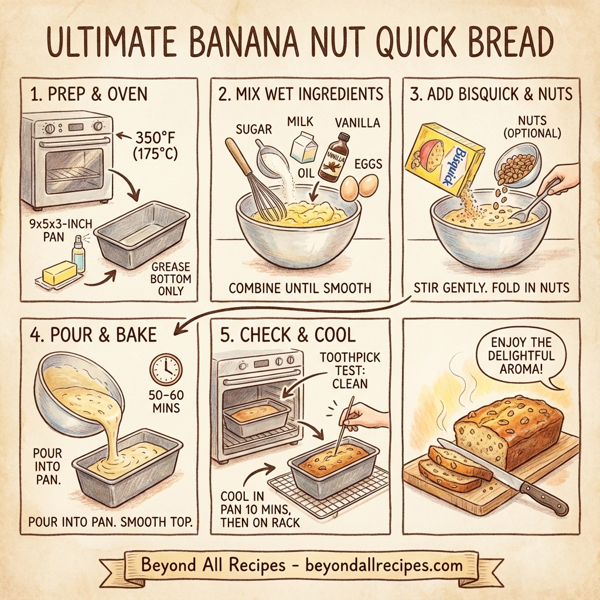 Ultimate Banana Nut Quick Bread instructions