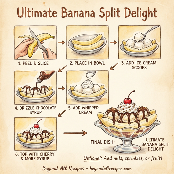 Ultimate Banana Split Delight instructions