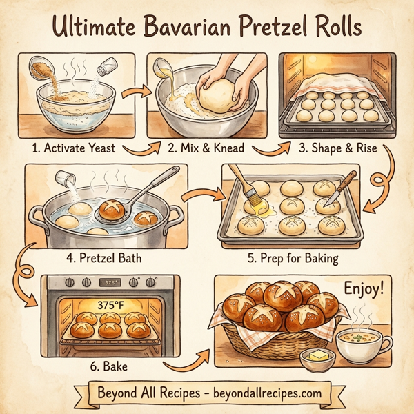 Ultimate Bavarian Pretzel Rolls instructions