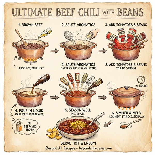 Ultimate Beef Chili with Beans instructions