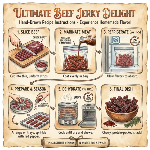 Ultimate Beef Jerky Delight instructions