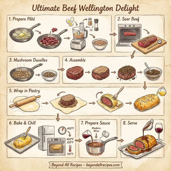 Ultimate Beef Wellington Delight instructions