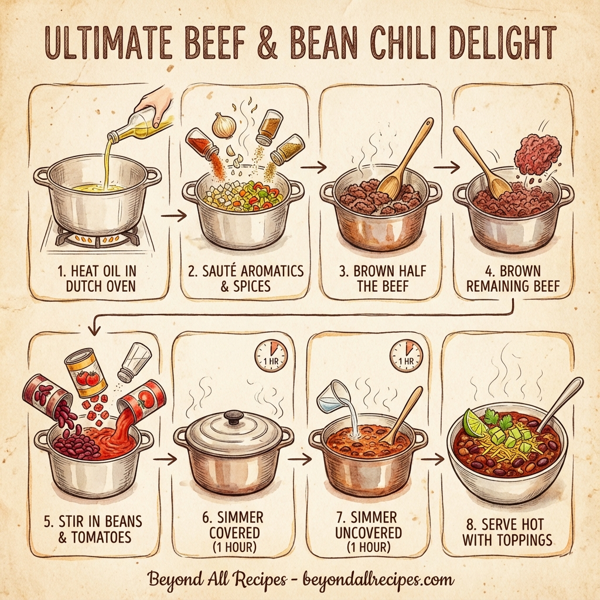 Ultimate Beef & Bean Chili Delight instructions
