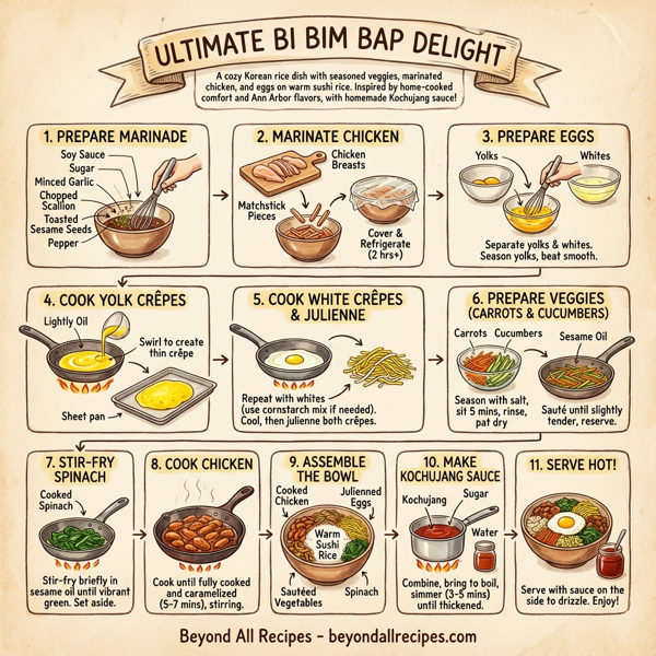 Ultimate Bi Bim Bap Delight instructions