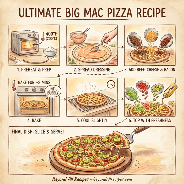 Ultimate Big Mac Pizza instructions