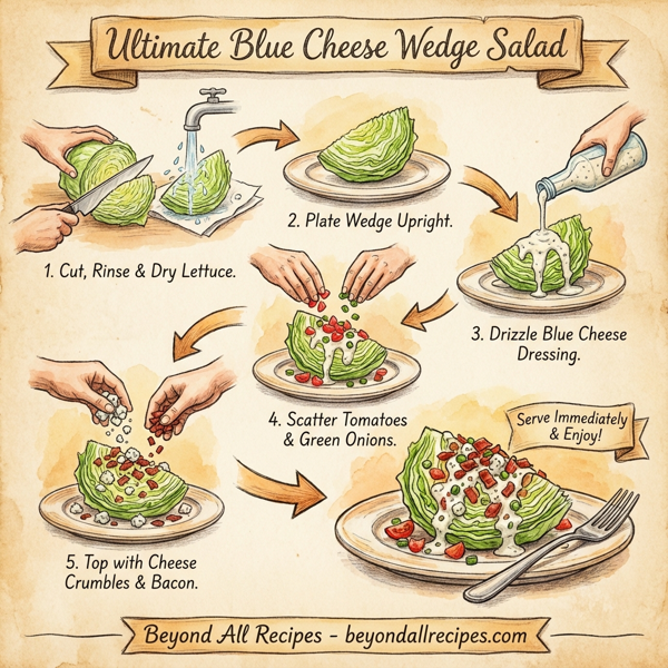 Ultimate Blue Cheese Wedge Salad instructions