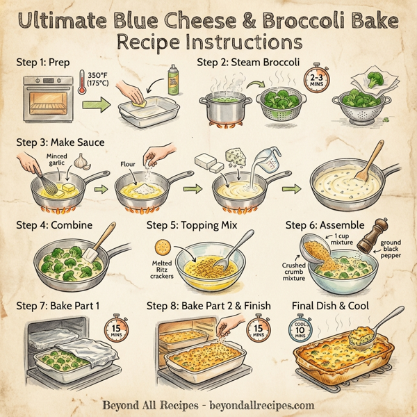 Ultimate Blue Cheese & Broccoli Bake instructions