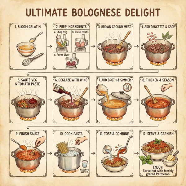 Ultimate Bolognese Delight instructions