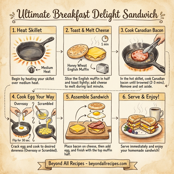 Ultimate Breakfast Delight Sandwich instructions