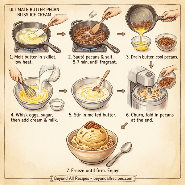 Ultimate Butter Pecan Bliss Ice Cream instructions