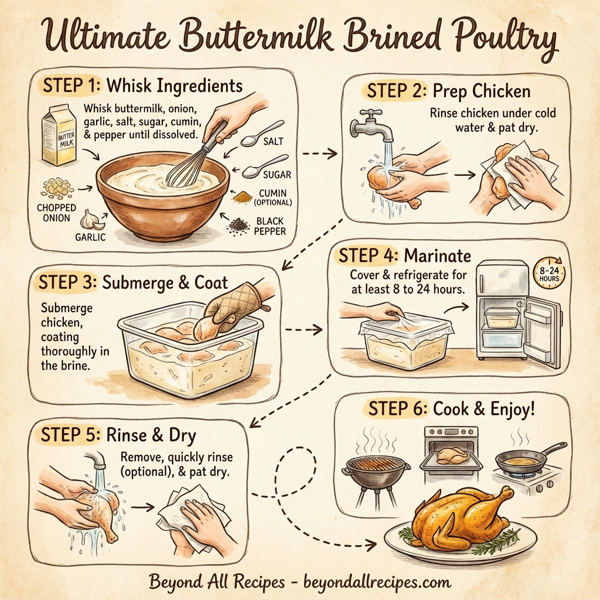 Ultimate Buttermilk Brined Poultry instructions