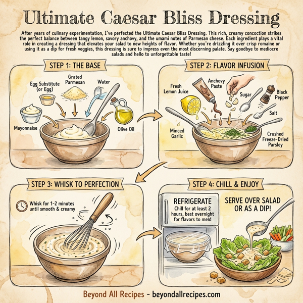 Ultimate Caesar Bliss Dressing instructions