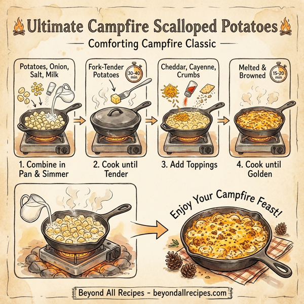 Ultimate Campfire Scalloped Potatoes instructions