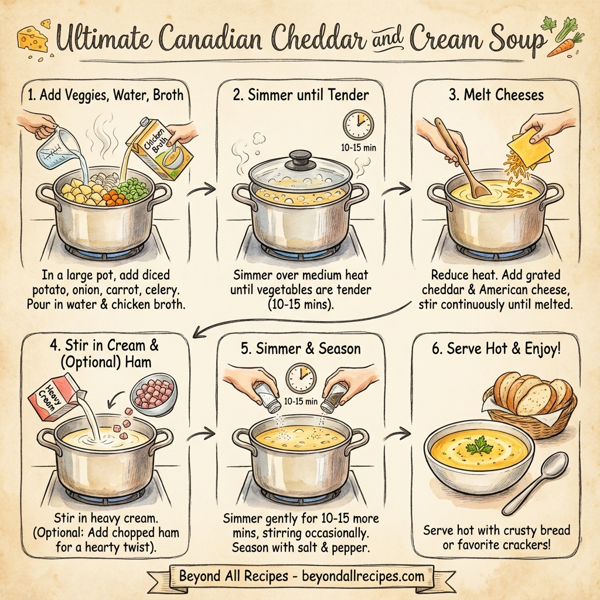 Ultimate Canadian Cheddar and Cream Soup instructions