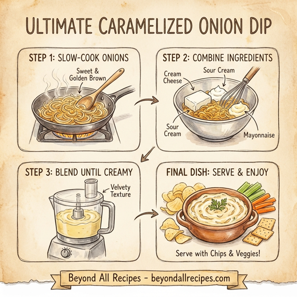 Ultimate Caramelized Onion Dip instructions