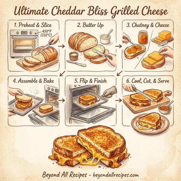 Ultimate Cheddar Bliss Grilled Cheese instructions