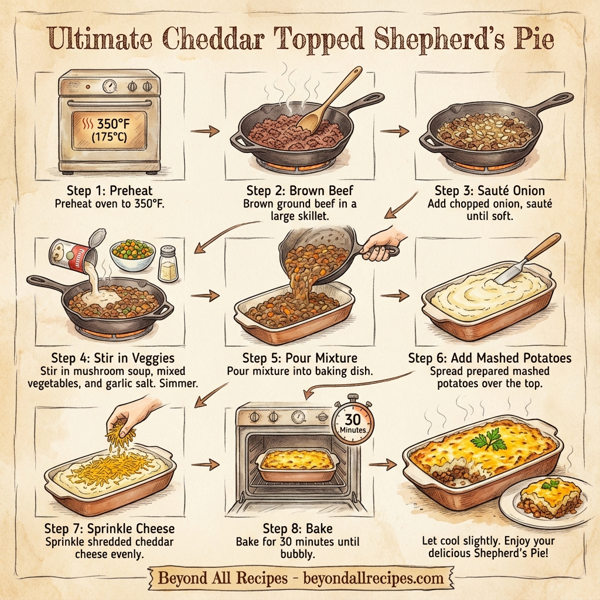Ultimate Cheddar Topped Shepherd's Pie instructions