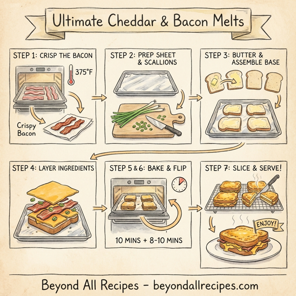 Ultimate Cheddar & Bacon Melts instructions