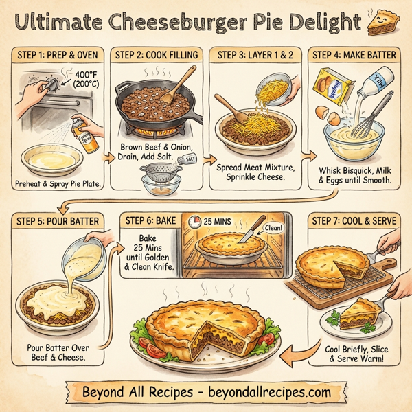 Ultimate Cheeseburger Pie Delight instructions