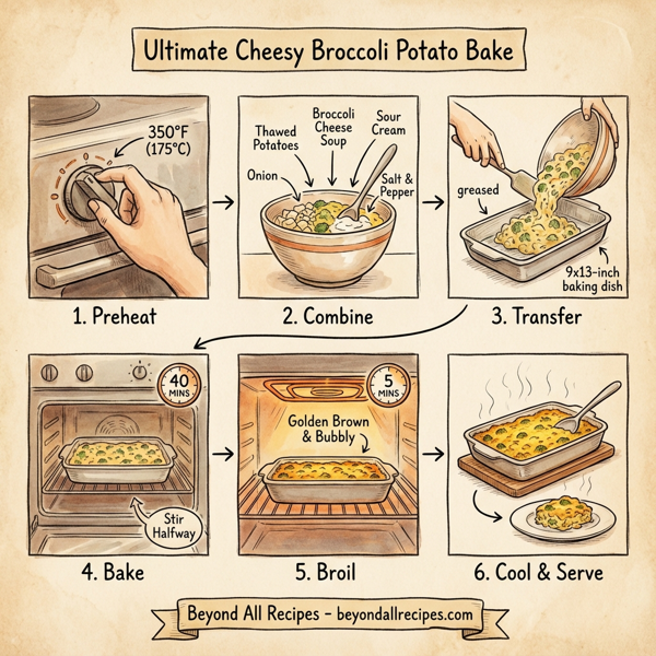 Ultimate Cheesy Broccoli Potato Bake instructions