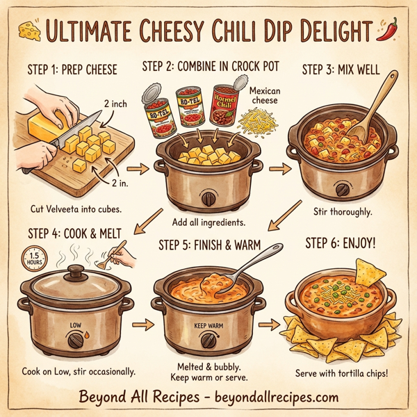 Ultimate Cheesy Chili Dip Delight instructions